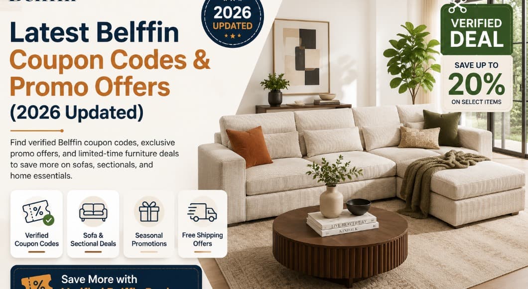 Latest Belffin Coupon Codes & Promo Offers (2026 Updated)