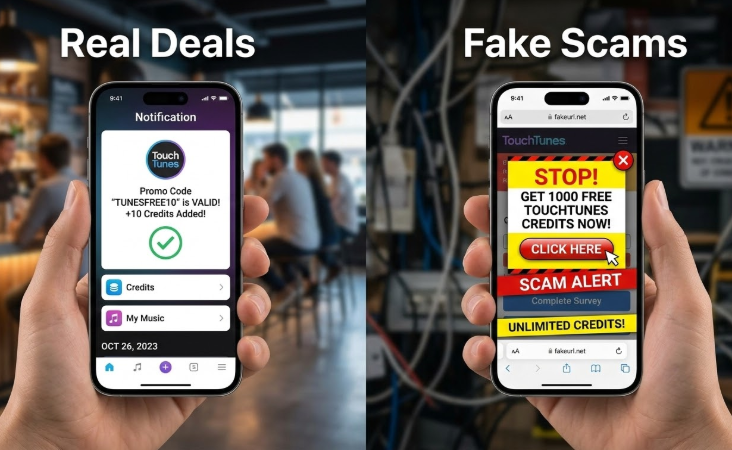 Smartphone displaying a verified social media profile as a reliable source for promo codes
